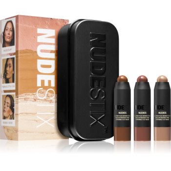 Nudestix Mini Soft & Warm Nudies set cosmetice decorative - imagine 2